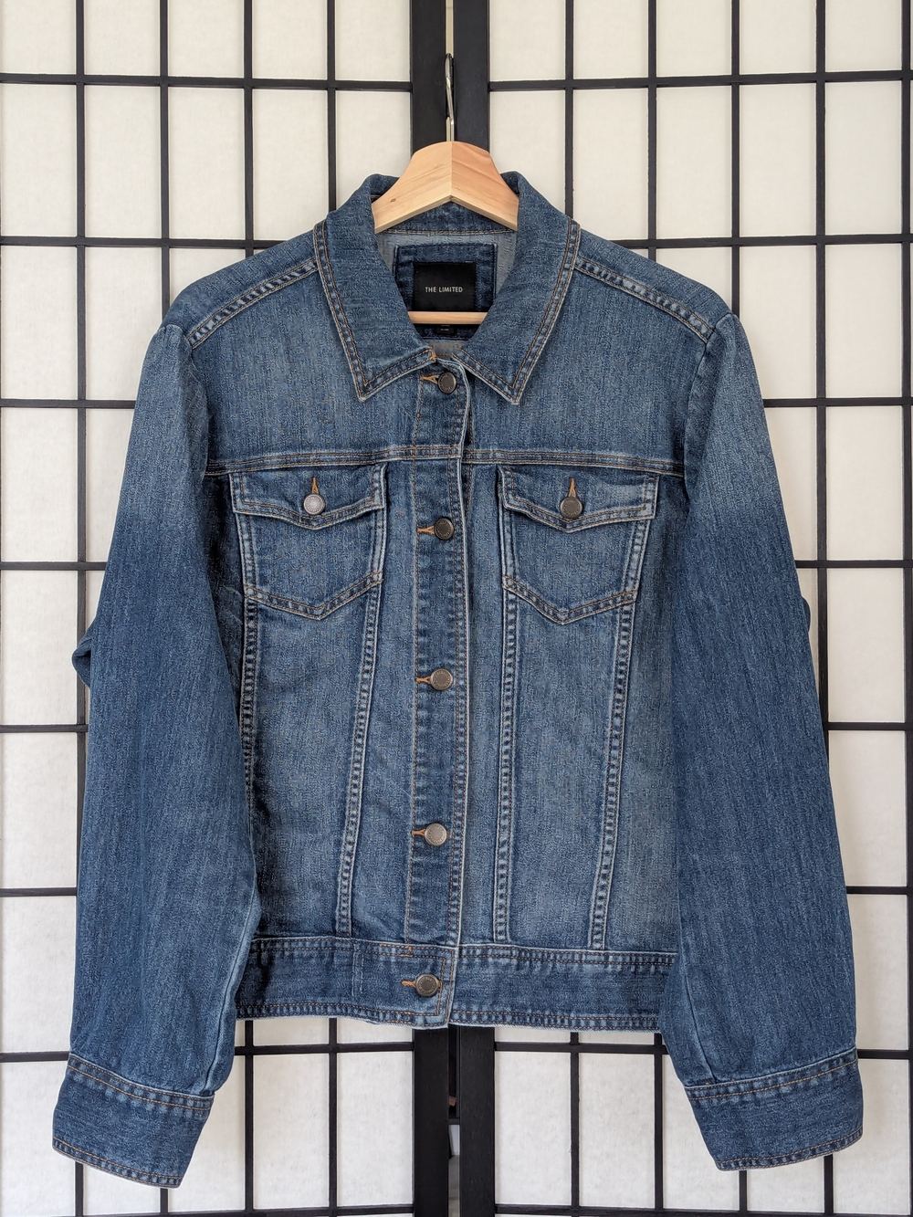 The Limited Women's Blue Denim Jacket XL
